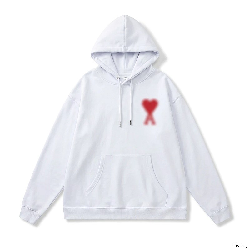AMI Love Print Hoodie