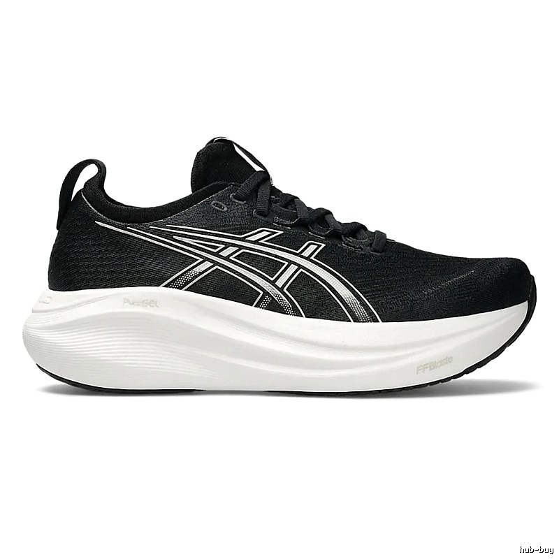 ASICS Racing Series Black and White Trend Running Shoes