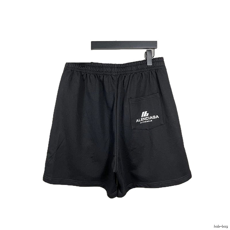 Balenciaga sporty black shorts