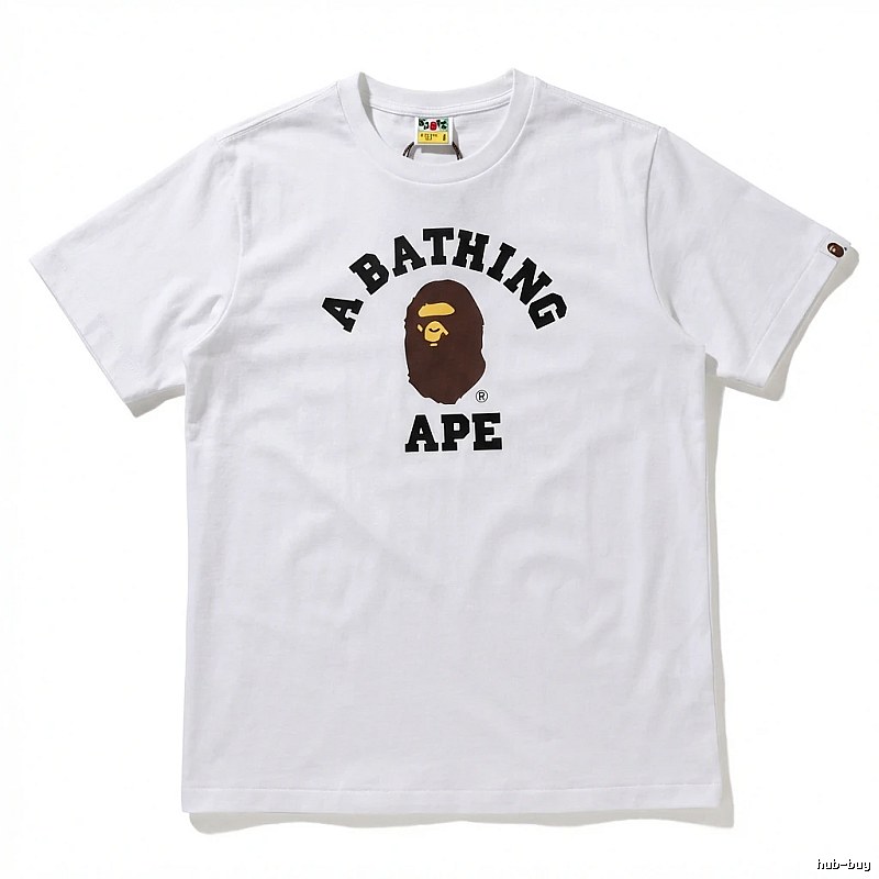 Bape Ape Head Simple White T-shirt