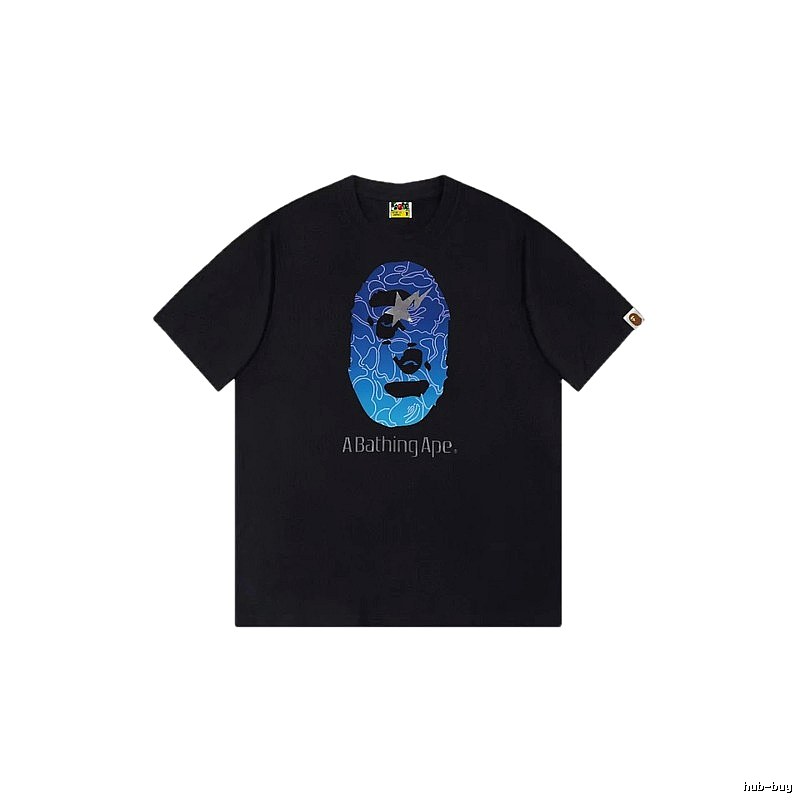 Bape Ape Head Trendy Cool Black T-shirt