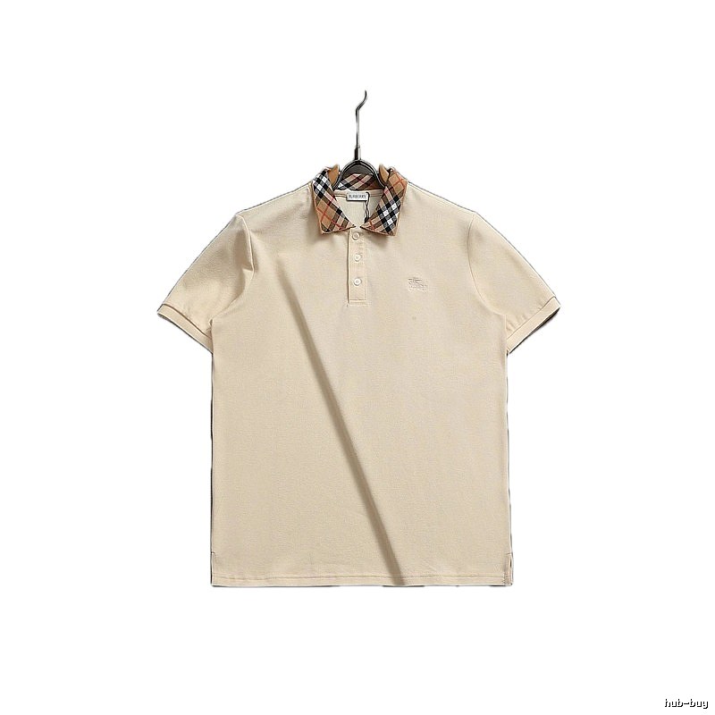 Burberry checkered British style short-sleeve