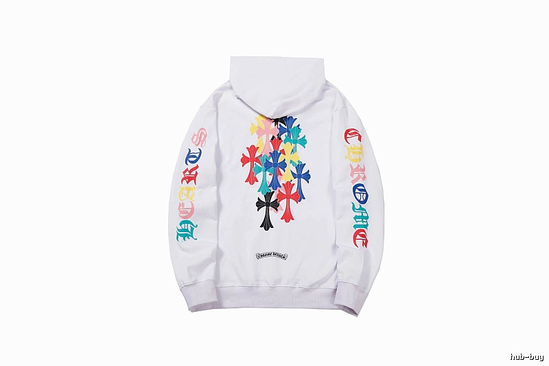 Chrome Hearts 2088-39 White Cross Graphic Hoodie City Outfit