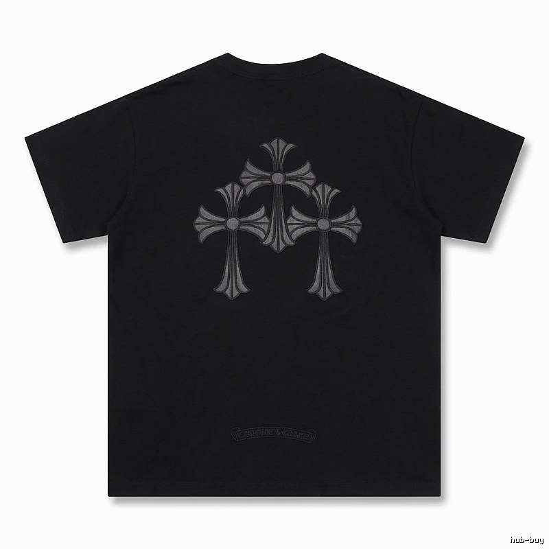 Chrome Hearts Cross Print Black T-shirt