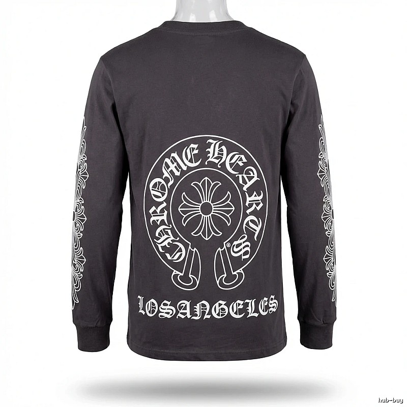 Chrome Hearts Print Dark Style Long-sleeve
