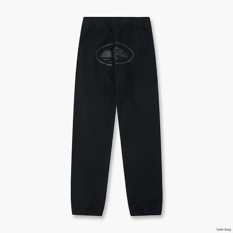 Corteiz Printed Casual Black Pants