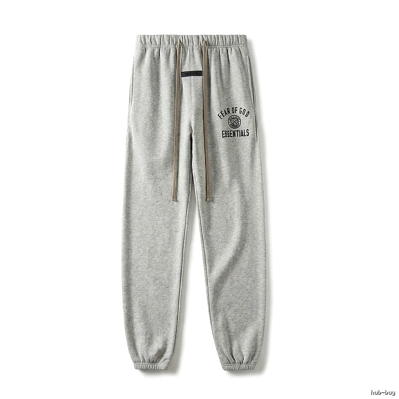 ESSENTIALS minimalist light gray sweatpants