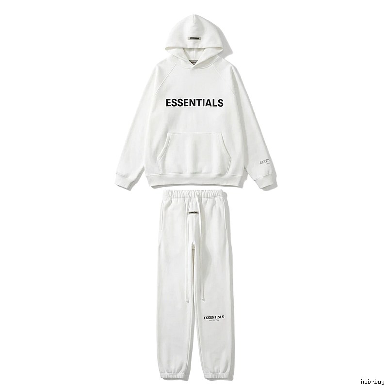 ESSENTIALS minimalist style white suit
