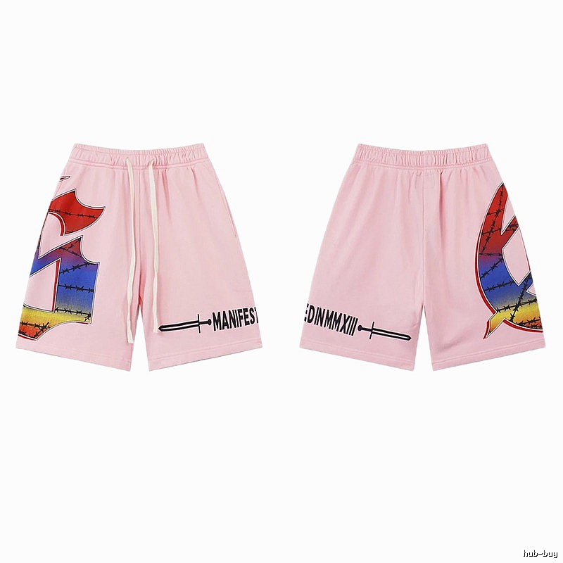 Godspeed Gradient Print Street Style Pink Shorts