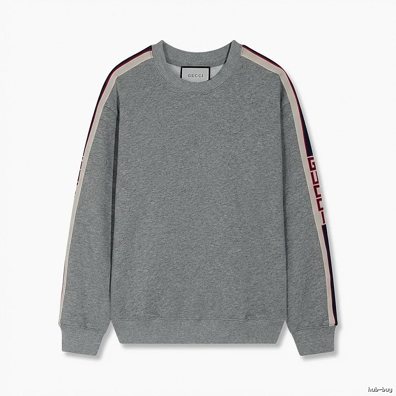 Gucci retro-style grey sweatshirt