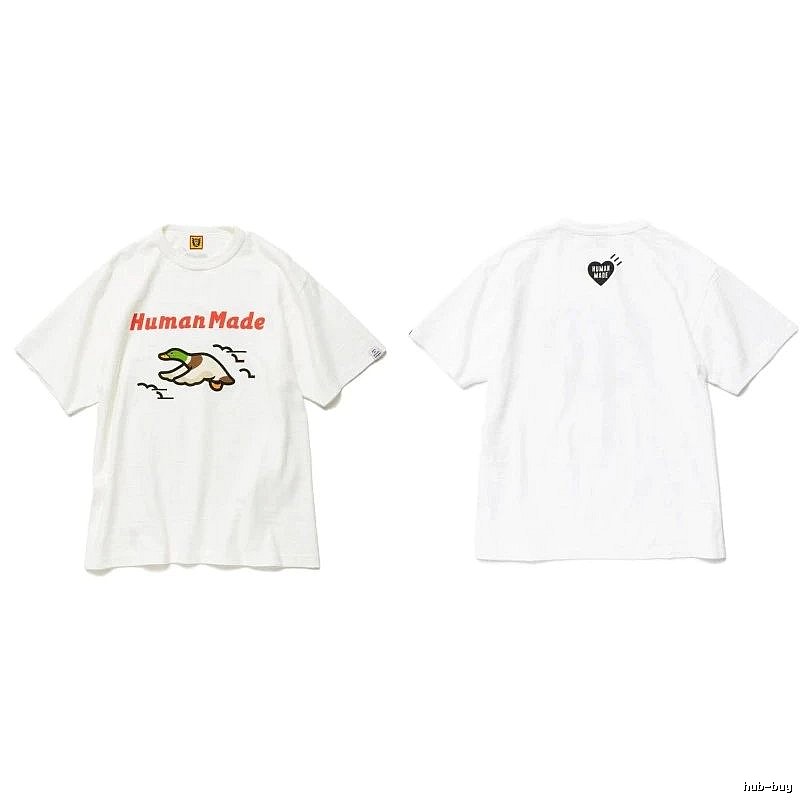 Human Made Premium Style Heart logo T-shirt Black Green Human for Minimal Outfits