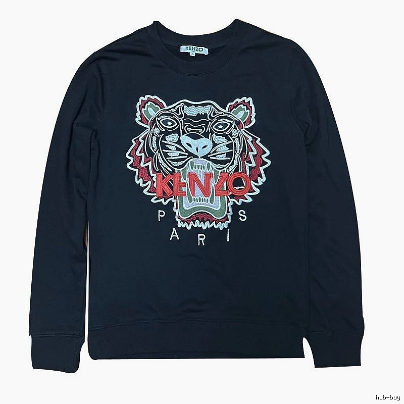 Kenzo Style Kc55 Tiger SweatShirt Casual Layering Graphic