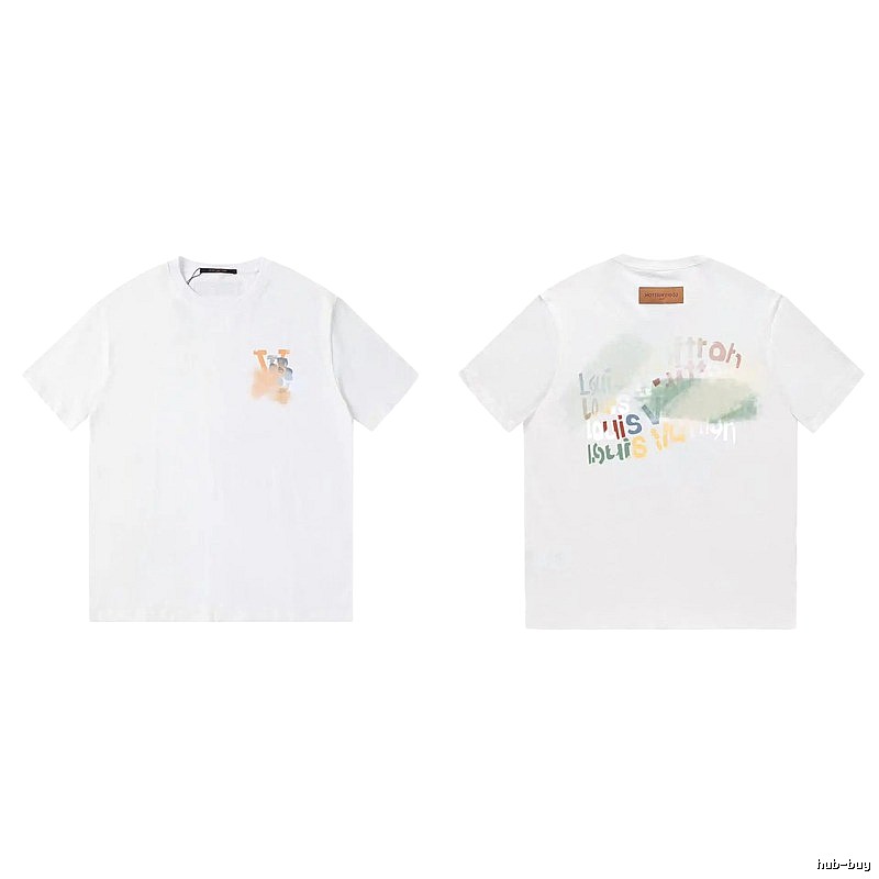 Louis Vuitton Letter Print Trendy Style White T-Shirt