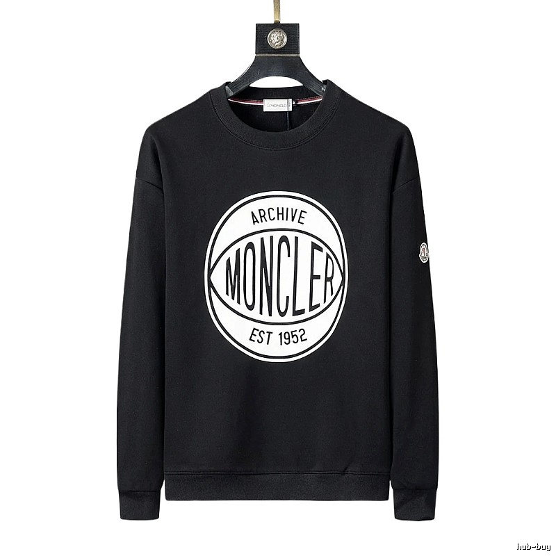 Moncler Archive Retro Style Black Sweatshirt