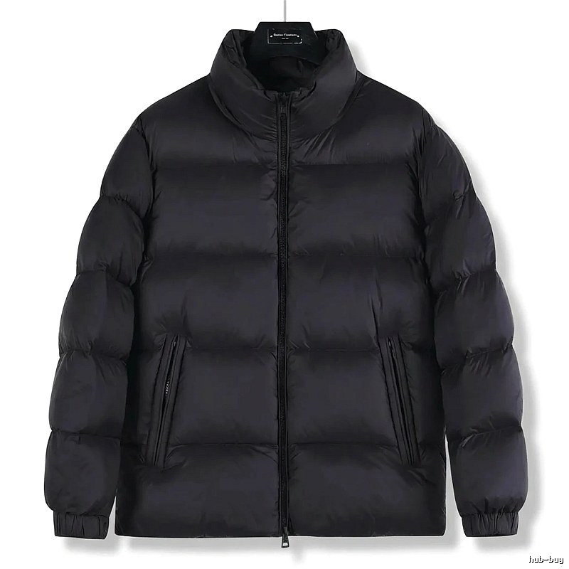 Moncler black casual down jacket