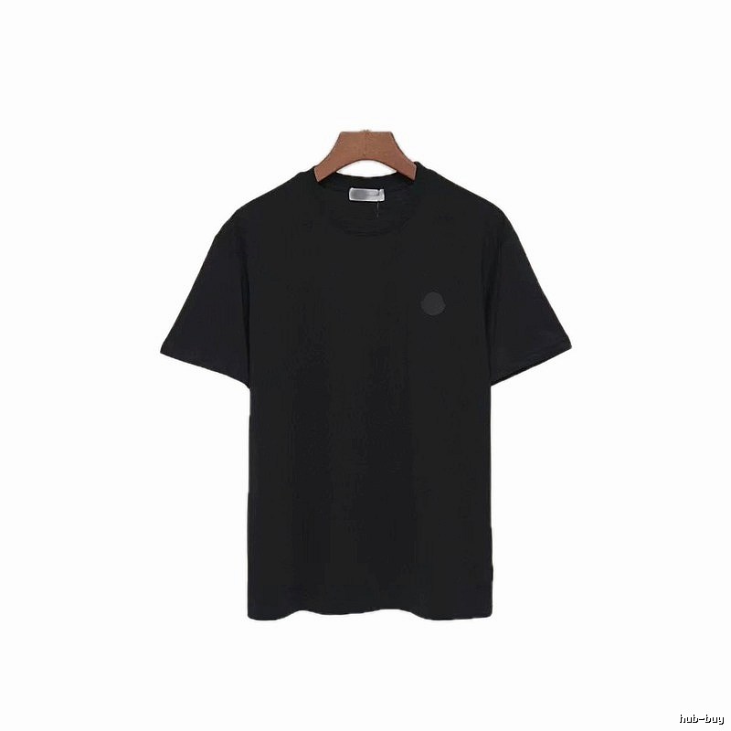 Moncler Classic Minimalist Style Black Short-sleeve T-shirt