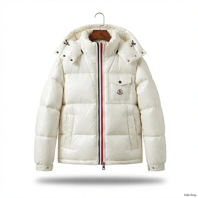 Moncler classic style fashionable white down jacket
