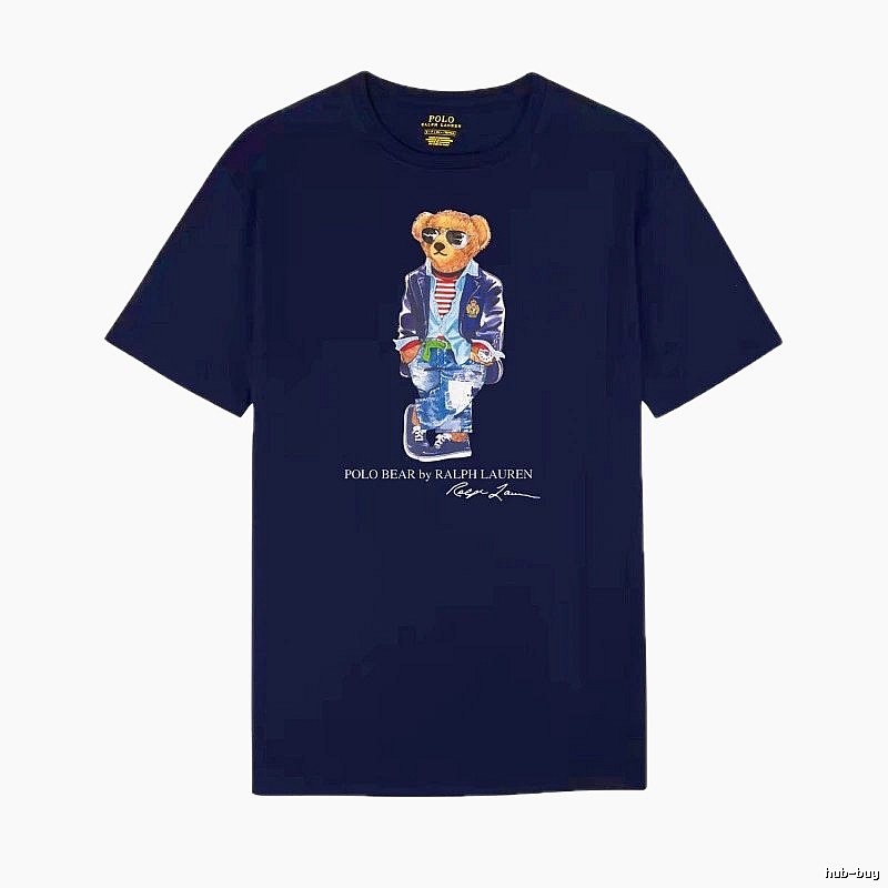 Ralph Lauren Bear Trendy Brand Royal Blue T-shirt