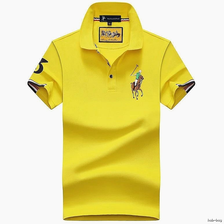 Ralph Lauren Classic Yellow polo shirt Bright Yellow Polo for Daily Styling
