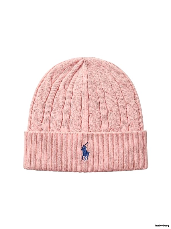 Ralph Lauren Polo Pink Knitted Hat