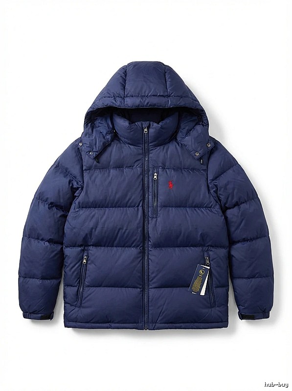 Ralph Lauren trendy brand blue down jacket