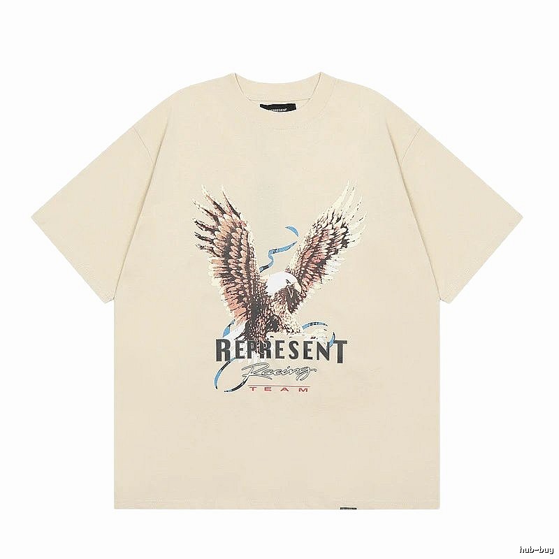 Represent Flying Eagle Vintage Beige T-Shirt