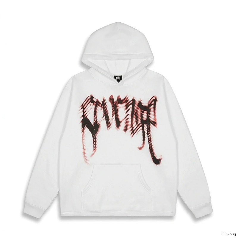 Revenge Gothic Style White Hoodie