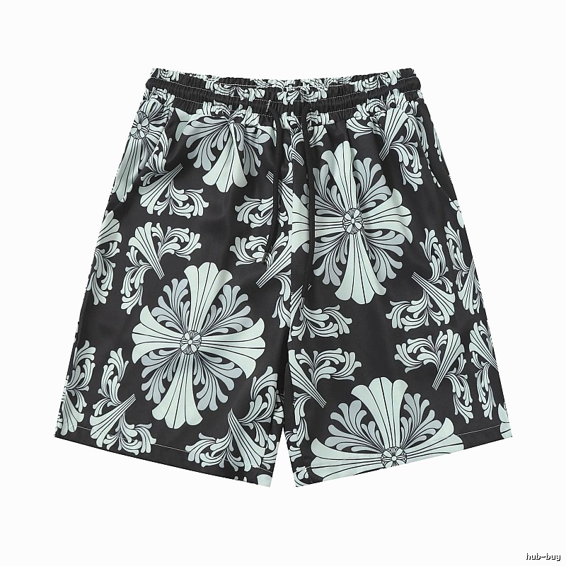 Shorts Styling Black Floral Button Shirt Resort Wear