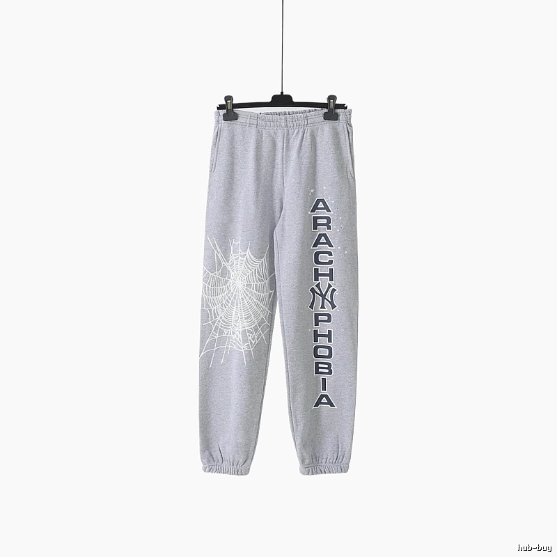 Sp5der Grey Trendy Sweatpants