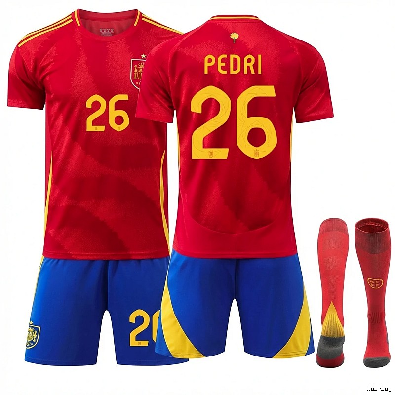 Spanish Pedri series red jerseys