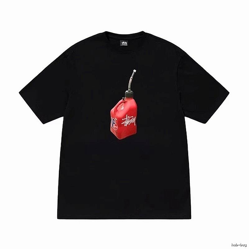 Stussy Monogram Graphic T-shirt Black White Stussy for Layered Styling