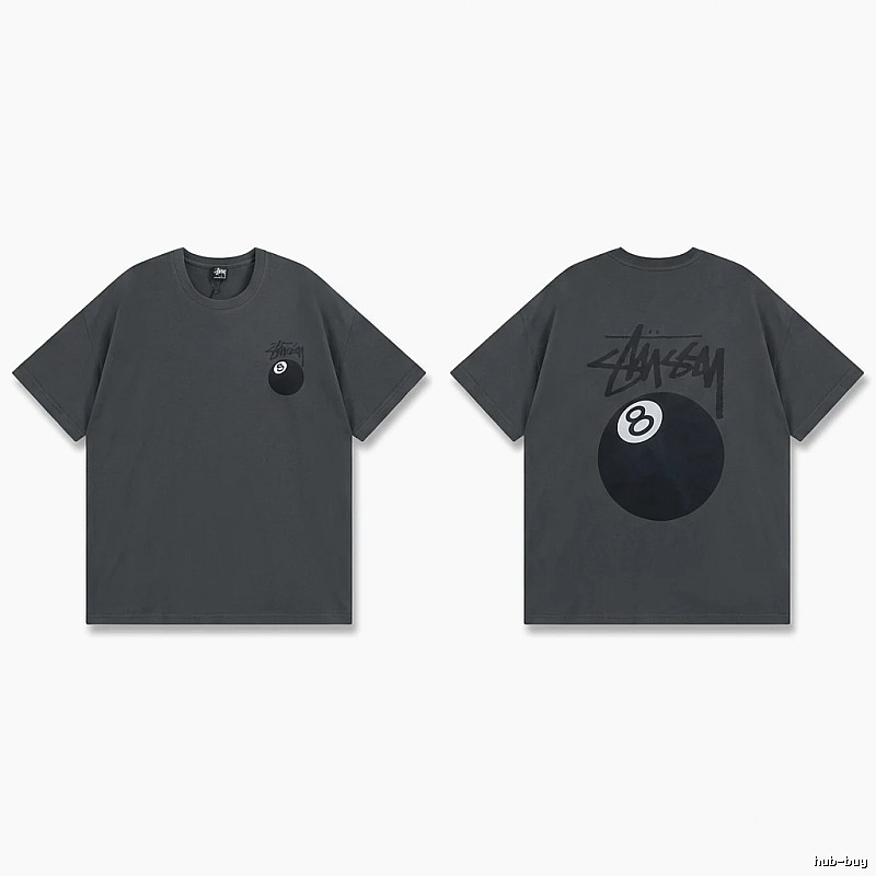Stussy No.8 Retro Black T-shirt