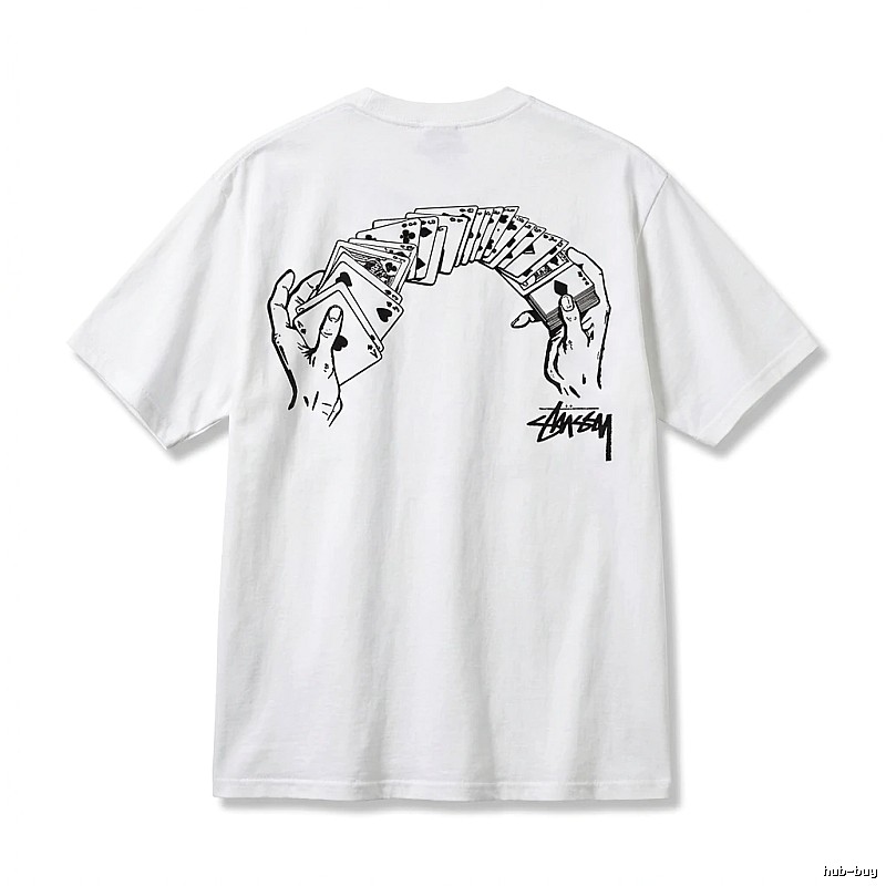 Stussy Poker Print Style T-shirt