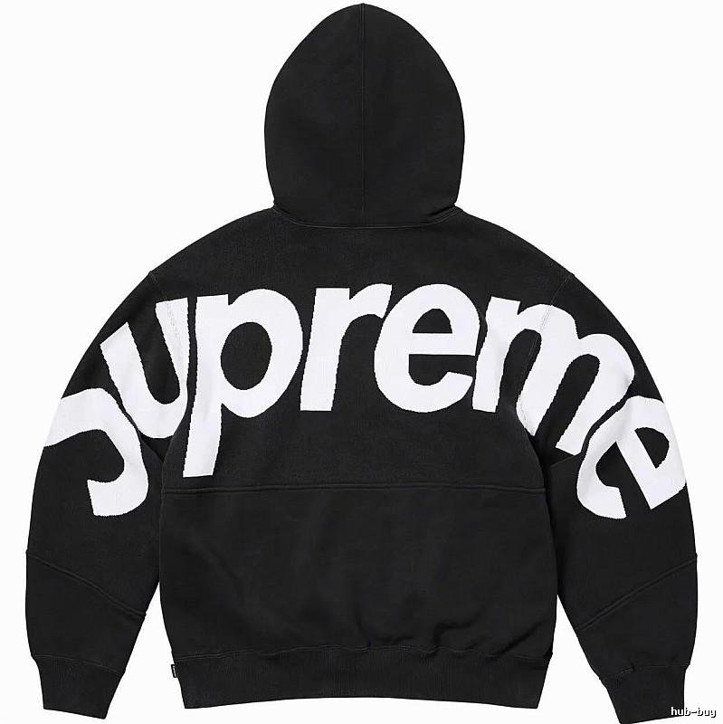 Supreme Casual Logo hoodie Gray Red Oversized for Streetwear Looks