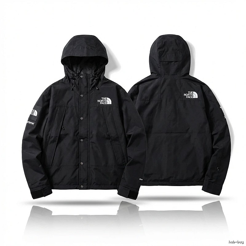 Supreme co-branded black windbreaker
