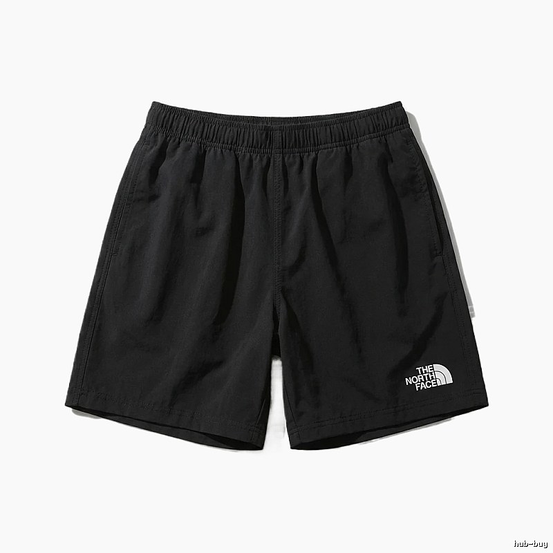 The North Face minimalist style black shorts