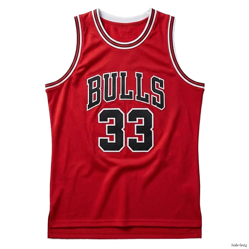 Vintage red jersey of the Michael Jordan.