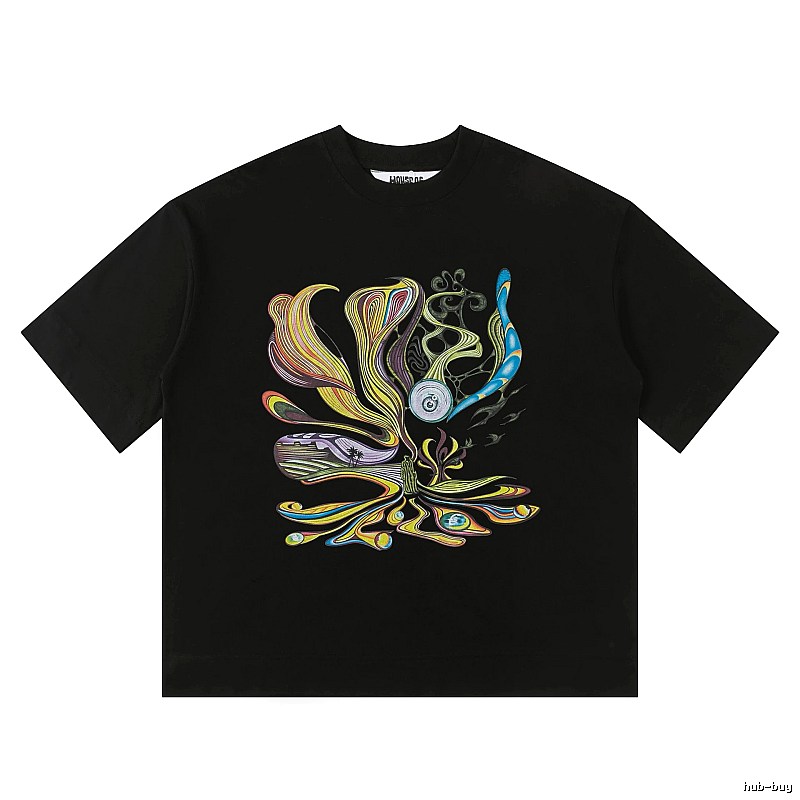 Abstract-style Black T-shirt of House of Errors