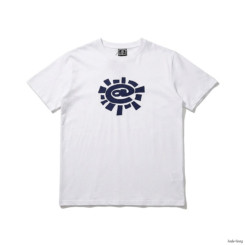ADWYSD Printed Simple White T-shirt