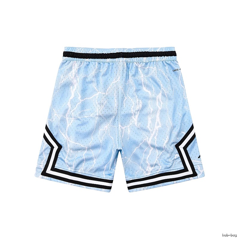 AJ Lightning Pattern Athletic Shorts