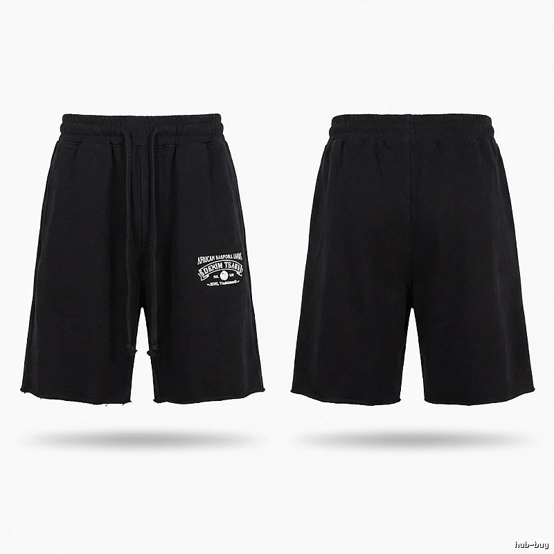 American casual black shorts of DENIM TEARS
