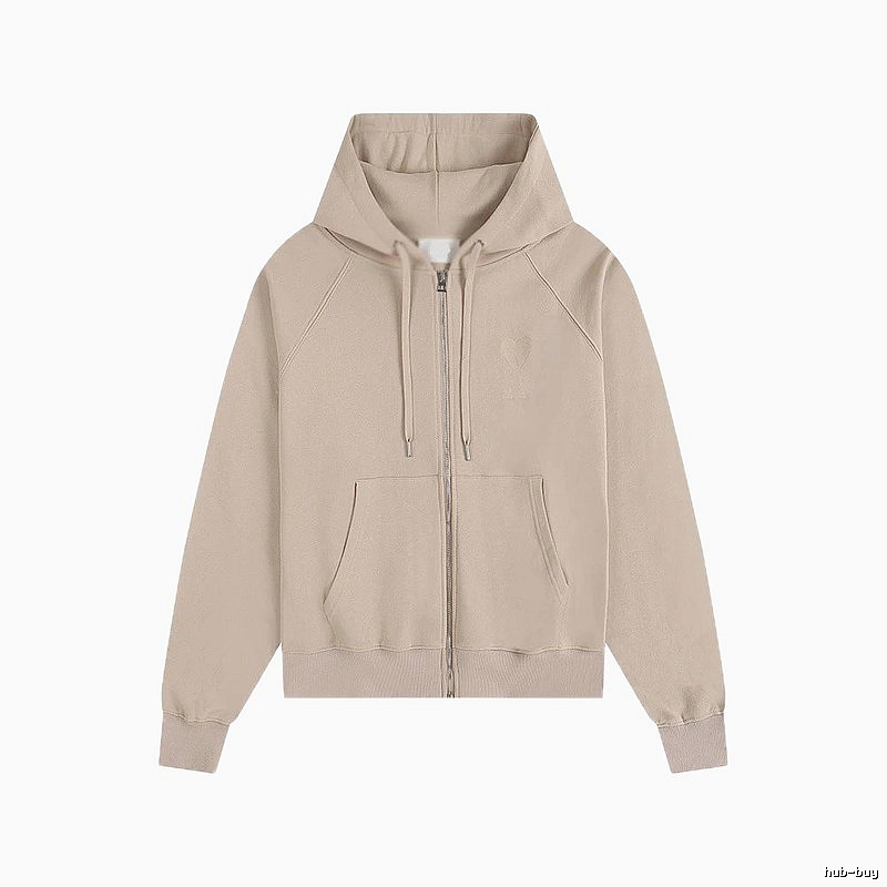 AMI Extremely Complex Style Beige Hoodie