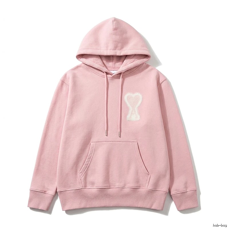 AMI Love Pink Hoodie