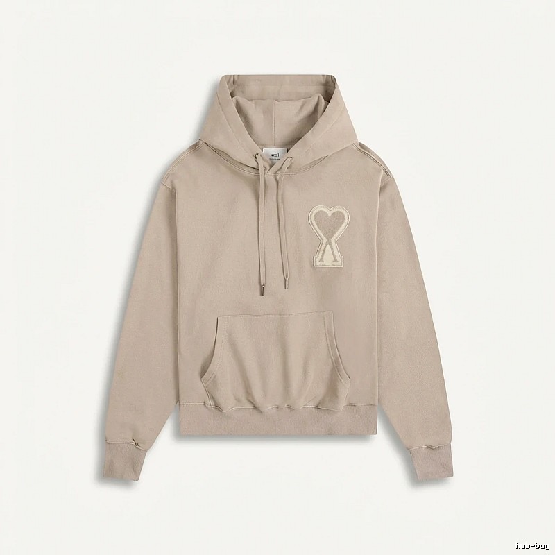 AMI Love Trend Brand Beige Sweatshirt