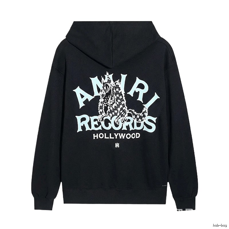AMIRI Records Black Tide Cool Sweatshirt