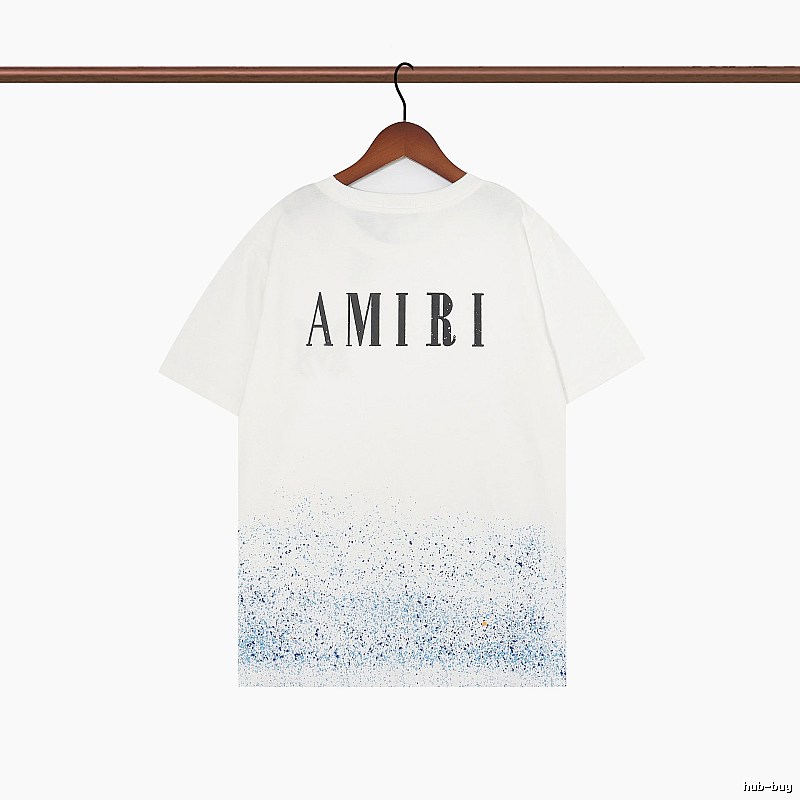 Amiri Relaxed Graphic T-shirt White Blue Amiri with Designer-Inspired Detail
