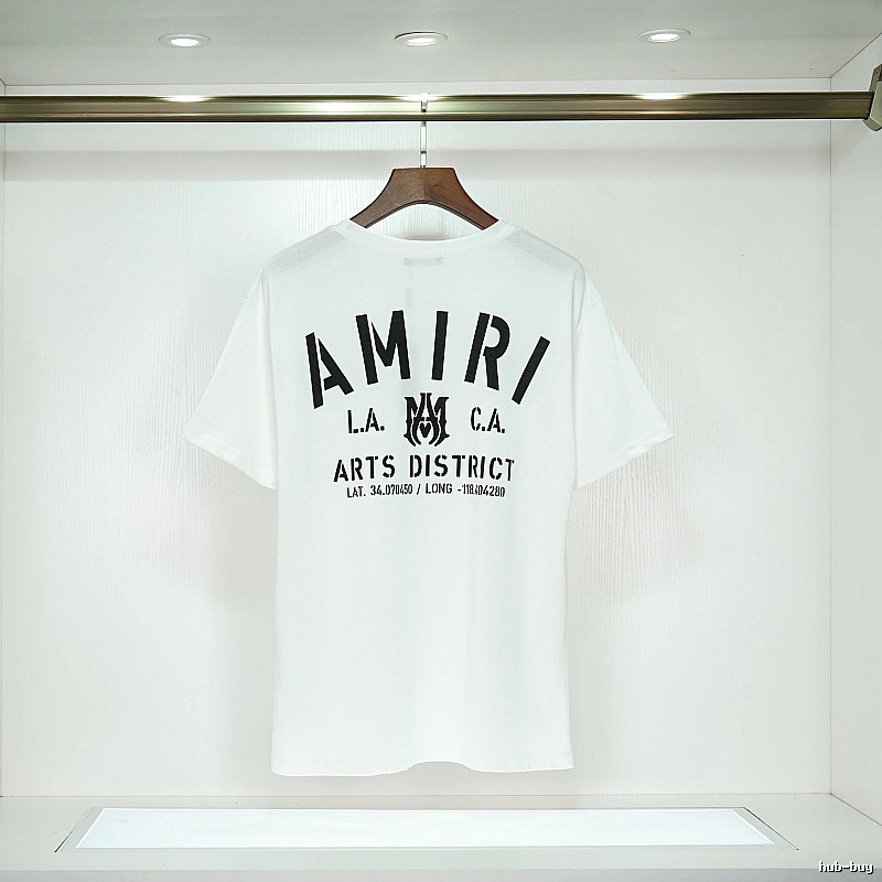 Amiri Sport Graphic T-shirt White Blue Amiri for Collection Drops