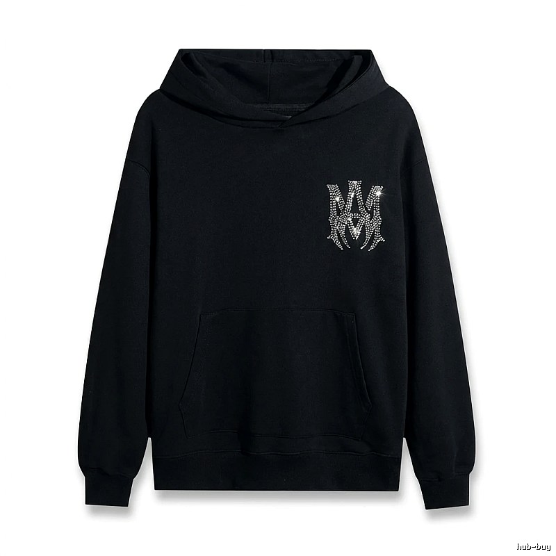 AMIRI's trendy and cool black hoodie