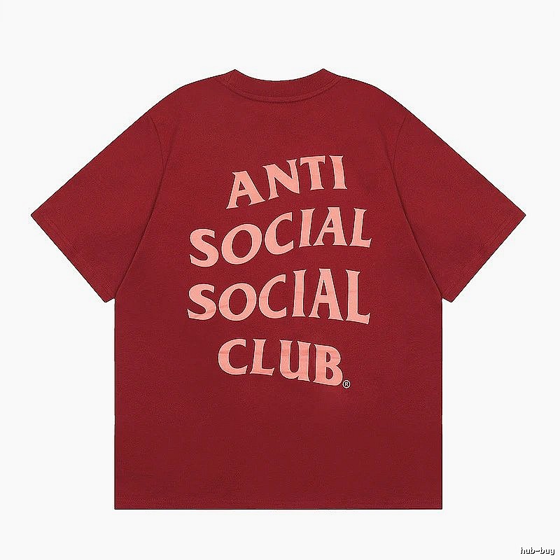 Anti Social Social Club Travel Logo T-shirt Black Orange Anti with Modern Look