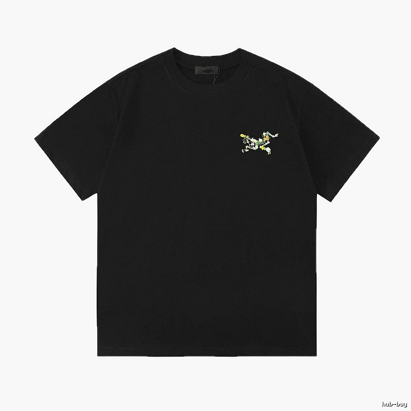 Arc'teryx Floral Print Street Style Black T-Shirt